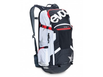EVOC Freeride Trail Unlimited 20l backpack black / white / red