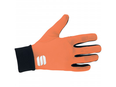 Sportful Lycra race rukavice čierne/oranžové