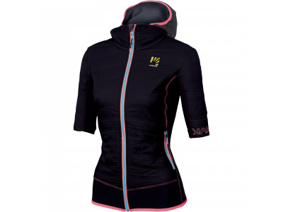 Karpos ALAGNA PLUS Puchata bluza KR damska czarno/antracytowa