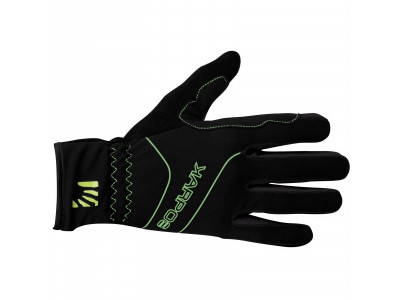 Karpos Alagna rukavice, čierna/fluo zelená