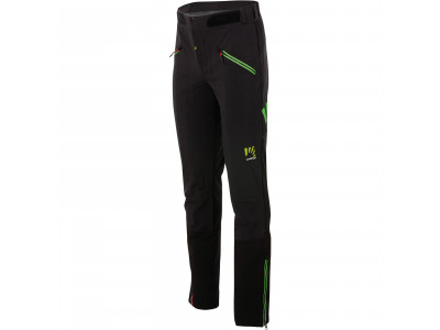 Pantaloni Karpos K-PERFORMANCE MOUNTANEERING, negru/verde fluo