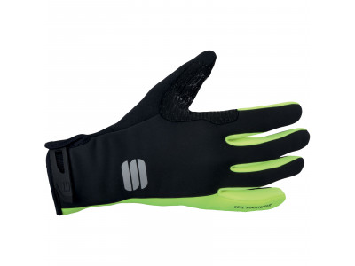 Sportful Windstopper Essential XC-Handschuhe schwarz/gelb fluo
