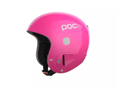 POC POCito Skull Kinderhelm, fluoreszierendes Pink verstellbar