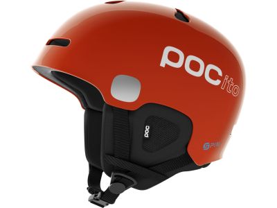 POC POCito Auric Cut Spin detská prilba, fluorescent orange