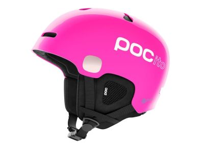 POC POCito Auric Cut Spin dětská přilba, fluorescent pink