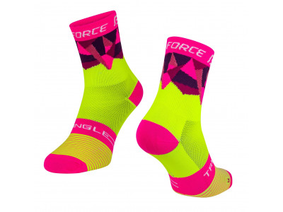 Force Triangle ponožky fluo-ružová