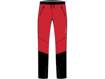 Silvini Soracte Pro dámske skialpové nohavice čierno/červené