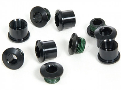 Sram screws+lockrings for converter 5x2 M8.5X7 / M8.5X5 Aluminum Black