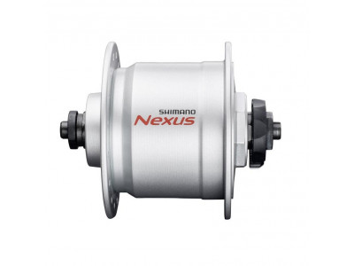 Shimano hub with dynamo DHC3000 6V / 3W 32d. silver. on hand + surge protection SMDH10