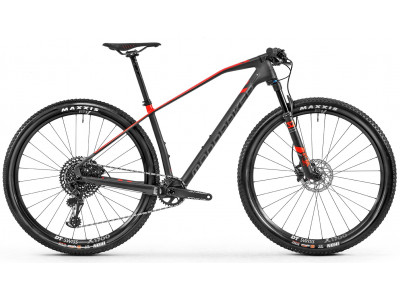 Mondraker mountain bike Podium Carbon R, kanalasbon / lángvörös / nimbuszszürke, 2020