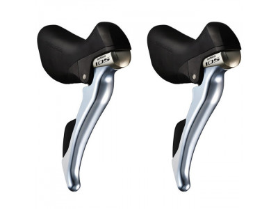 Shift and brake levers Shimano 105 ST-5800, silver