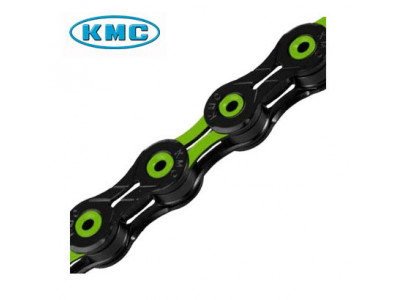 KMC Chain DLC 10 negru-verde 1/2&quot; x 11/128&quot;, 116 zale