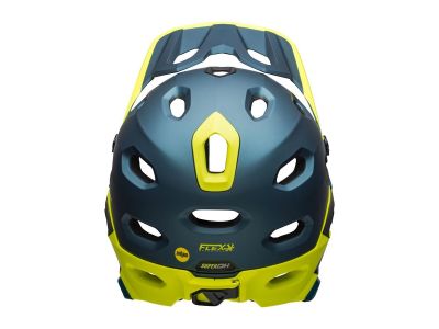 Bell Super DH MIPS Spherical kask, Mat/Glos Blue/Hi Viz