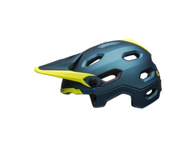 Bell Super DH MIPS Spherical Helm, Mat/Glos Blue/Hi Viz