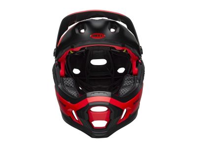 Bell Super DH MIPS Gömb alakú sisak, Mat/Glos Red/Black Fasthouse