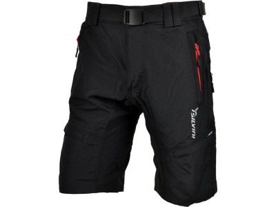 SILVINI Rango men&#39;s shorts with cycling pad black / red