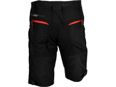 Pantaloni scurți pentru bărbați SILVINI Rango cu suport de ciclism negru/roșu
