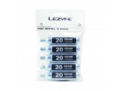 Lezyne bombs CO2 package 5 pcs, 20g, thread
