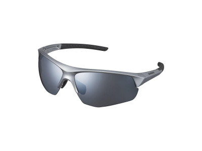 Okulary Shimano TWINSPARK srebrne przydymione srebrne lustro