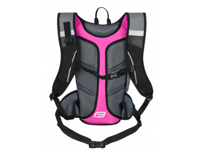 FORCE Aron Ace backpack, 10 l, pink/grey