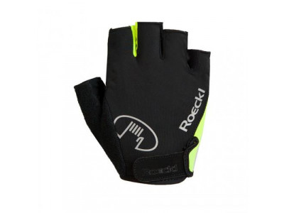 Roeckl Cycling gloves Iman black-yellow
