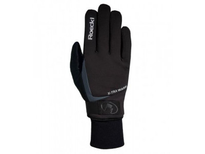 Mănuși de ciclism de iarnă Roeckl Verbier negre