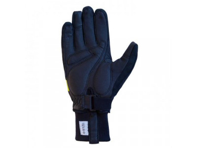 Roeckl VILLACH Extra Warm gloves, black/yellow