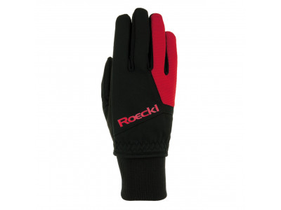Roeckl Grillby rukavice na bežecké lyžovanie čierno-červené