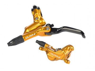 Formula CURA 4 Vorderrad- und Hinterradbremsset Gold