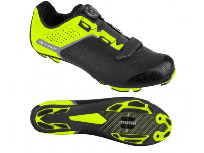 FORCE Carbon Devil Pro MTB shoes, fluo