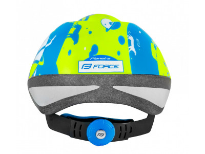 FORCE Fun Planets children&#39;s helmet, fluo/blue