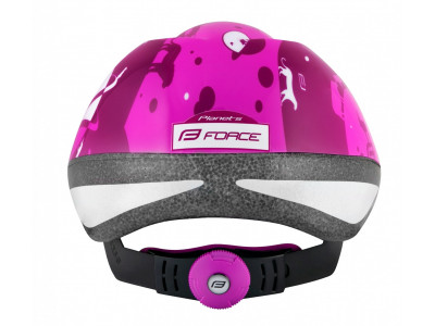 FORCE Fun Planets helmet, children&#39;s, pink-white