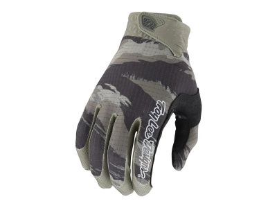 Troy Lee Designs Air rukavice, kartáčovaný camo/army zelený