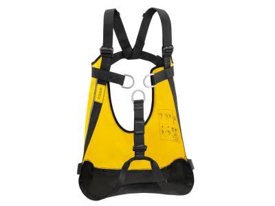 Petzl PITAGOR rescue triangle with shoulder straps, yellow