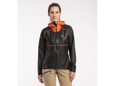 Haglöfs GTX Shakedry women&#39;s jacket, dark grey/orange