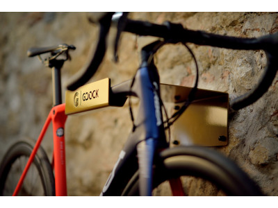 GDOCK Bike Shelf fali kerékpártartó, arany