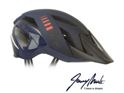 RH + helmet 3in1 jonny mole, matt black shaded to blue
