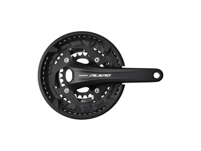 Shimano Alivio T4060 HTII cranks, 175 mm, 3x9, 48/36/26T, two-piece, without bearing