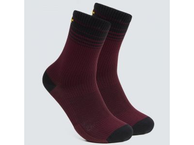 Oakley B1B MTB LONG SOCKS Socken, Eisenrot
