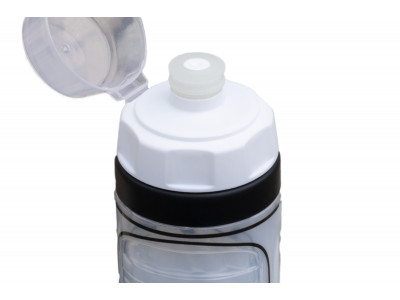 FORCE Bottle Heat 0,5 l Thermoflasche, weiß-schwarz