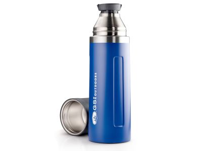GSI Outdoors Glacier Stainless Vacuum Thermosflasche, 1 l, blau