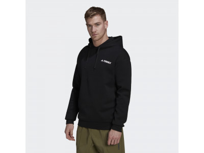 Adidas TX Logo Hoody pulóver, fekete