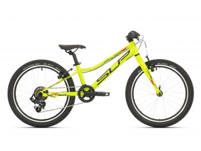 Bicicletă pentru copii Superior Racer XC 20, mat lime/negru/roșu