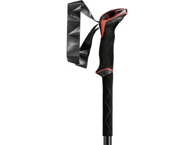 Leki Makalu hiking poles, bright red/black/dark anthracite