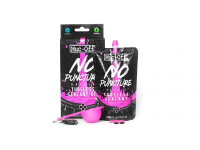 Muc-Off No Puncture Hassle sealant, 140 ml, set