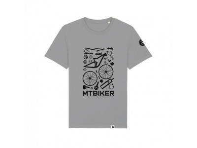 MTBIKER COMPONENTS MTB t-shirt, gray