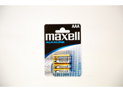Maxell-LR03 Alkaliczna latarka AAA 4 sztuki