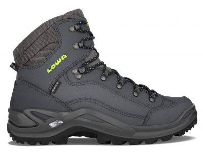 LOWA RENEGADE GTX MID shoes, dark blue/lime