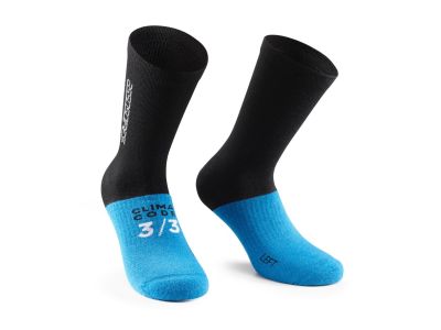ASSOS Ultraz 3/3 EVO zokni, fekete