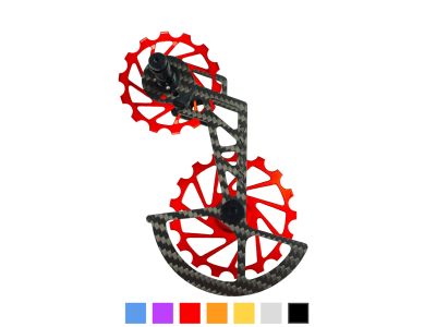 Nova Ride Carbon Ceramic bracket for Shimano Dura Ace/Ultegra 11Speed, red